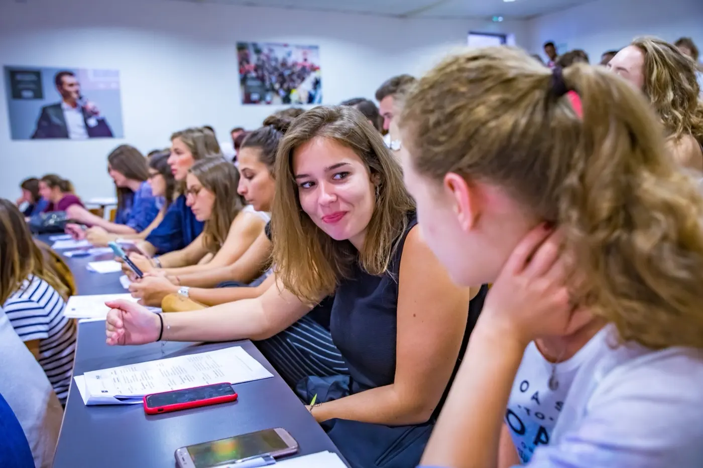 Étudiants en cours à BSB